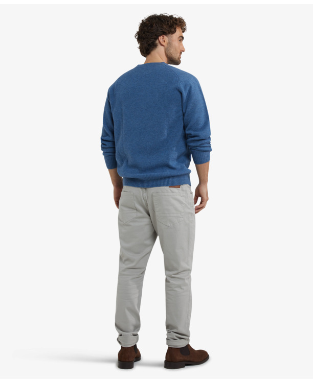 Lambswool Crew Neck sweater 100% Lambswool Heren