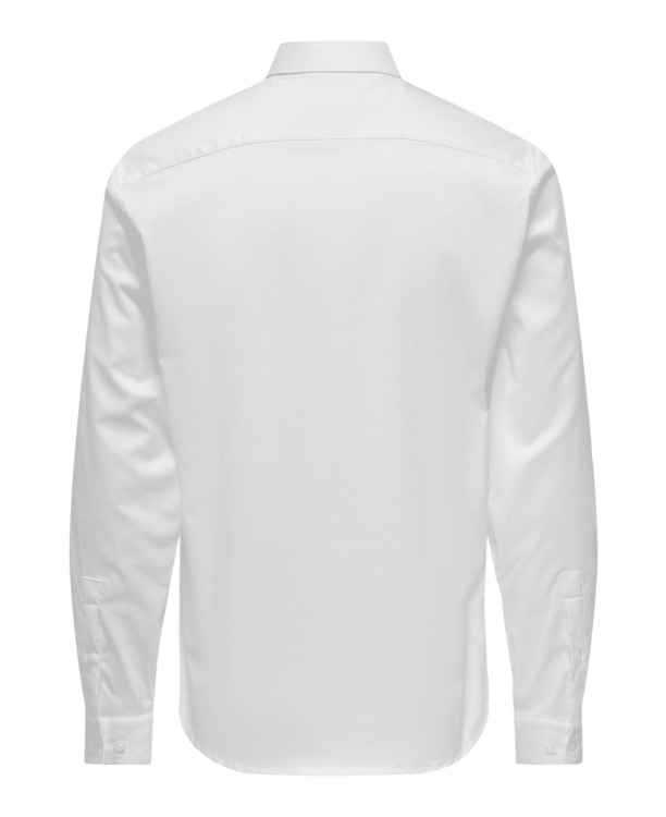Slim Fit Overhemdkraag Lange Mouwen (L/M) Heren