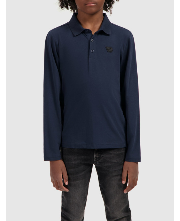 Junior Logo Badge Lange Mouw Polo