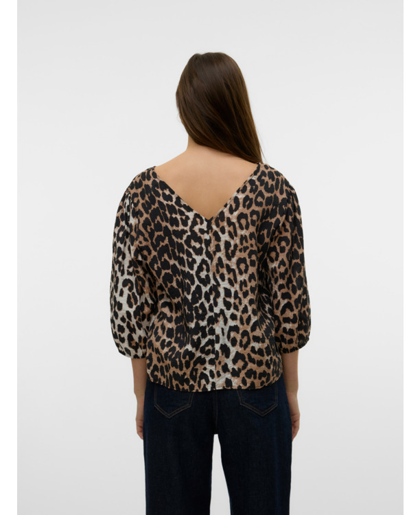 VMJOSIE 3/4 V-NECK TOP WVN GA