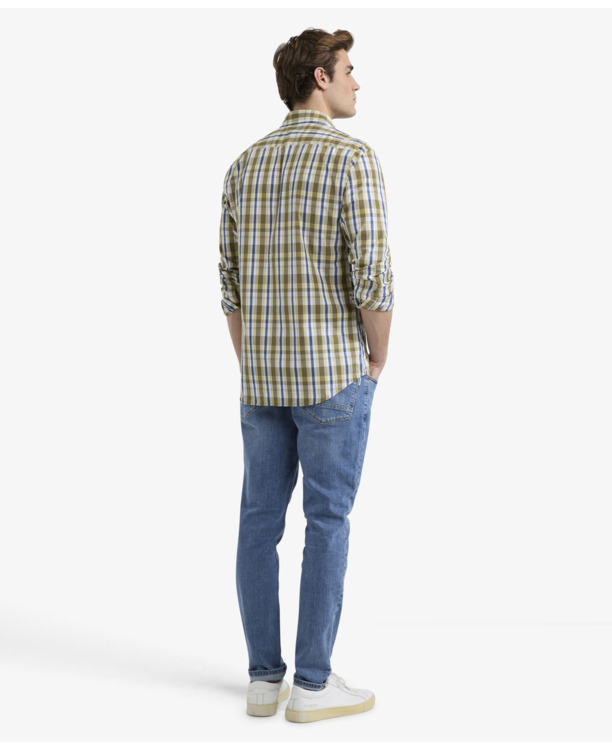 Summer Check Shirt 100% Cotton Heren