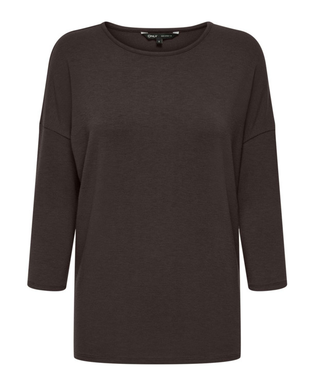 Loose Fit O-Neck 3/4 Sleeves (3/4) Top met ronde hals en 3/4 mouwen voor dagelijks comfort