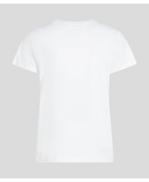 LINE SIGNATURE PRINT T-SHIRT