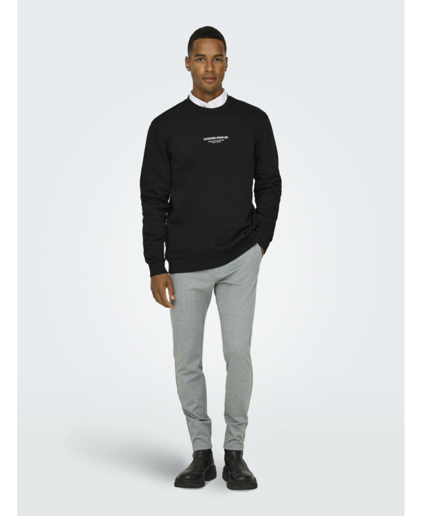 Regular Fit Crew Neck Lange Mouwen (L/S) Heren