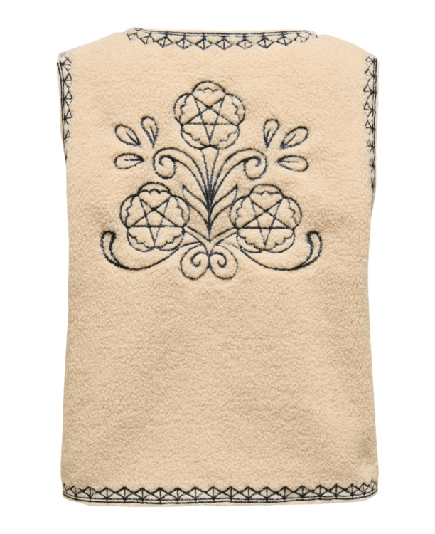 ONLSVEA TEDDY EMB. WAISTCOAT CS OTW
