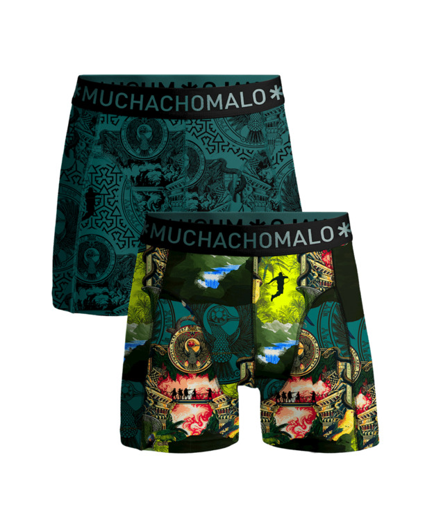 Jongens 2-Pack Boxershorts Indiana Print/Print