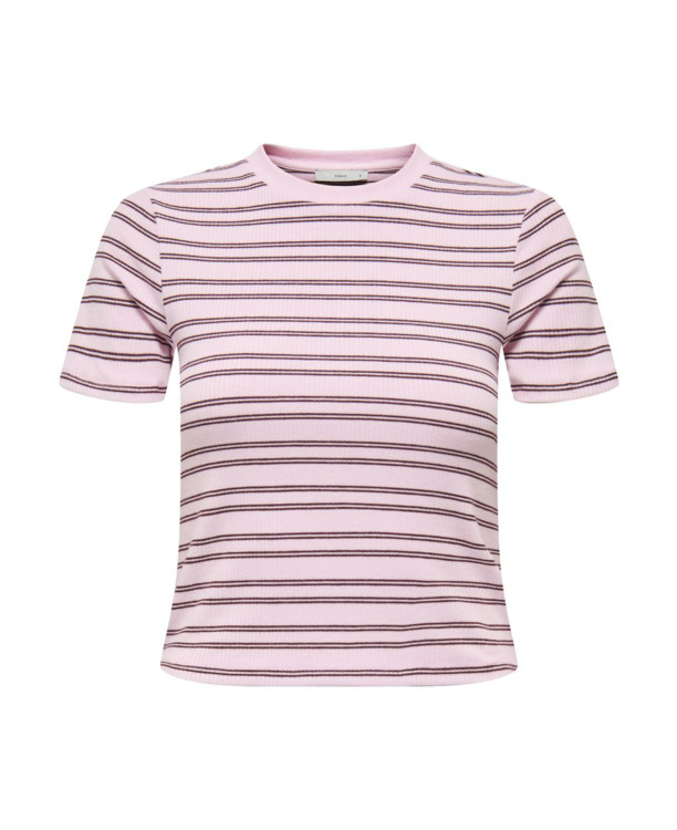 Slim Fit O-Neck Short Sleeves (S/S) Top met O-hals en korte mouwen en slim fit voor je lentegarderobe