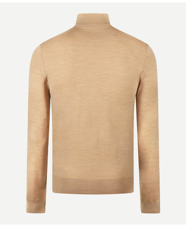 Fine Merino Zip Thru Cardigan 100% Extra Fine Merinowol Heren