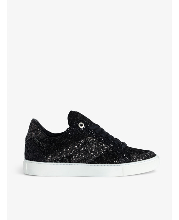 LA FLASH LEATHER MIX + GLITTER