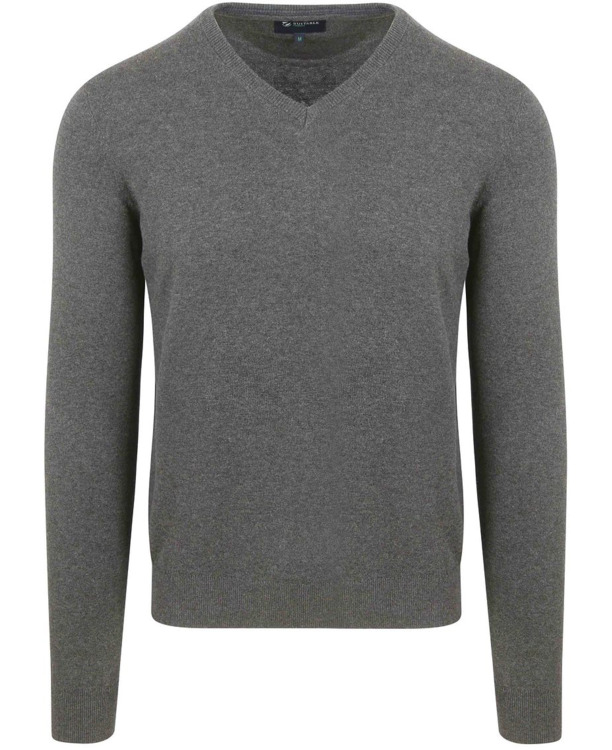 Suitable Respect Vinir Pullover Melange Antraciet