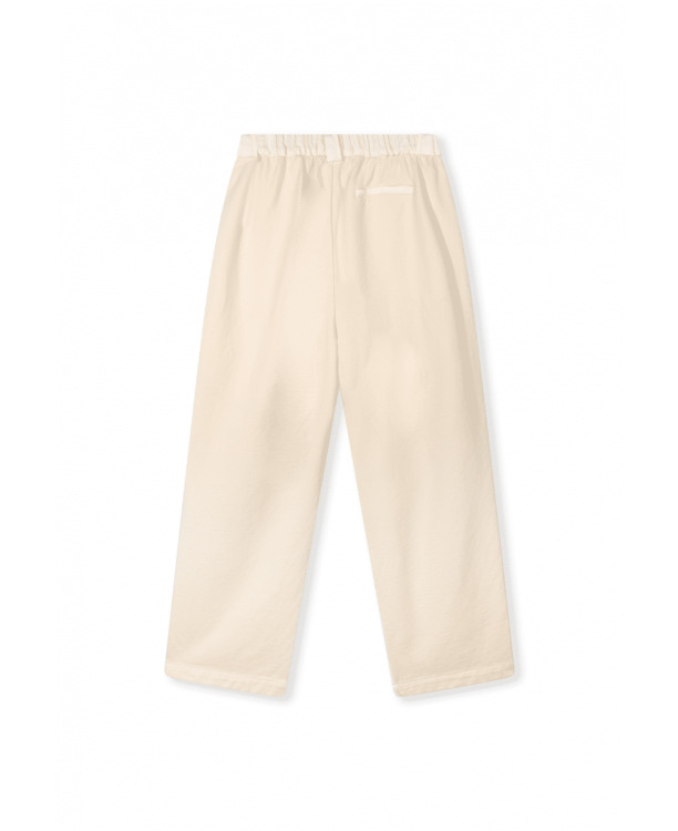 10DAYS Dames wijde geweven broek viscose linnen