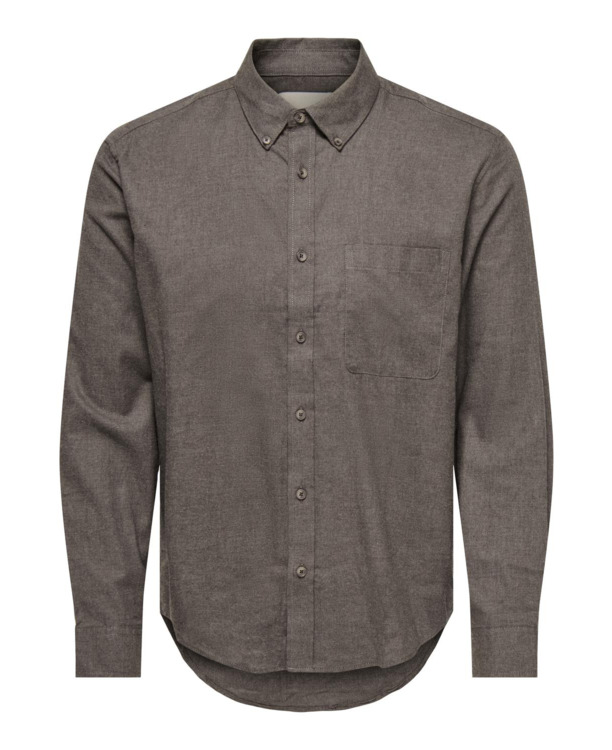 Regular Fit Overhemdkraag Lange Mouwen (L/M) Heren