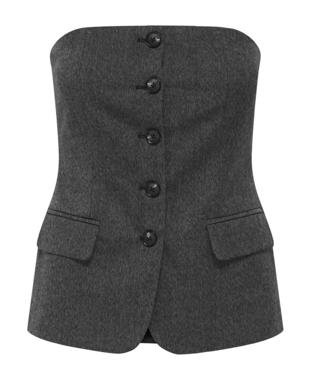 ONLMARNIE S/L BUT TUBE WAISTCOAT TLR
