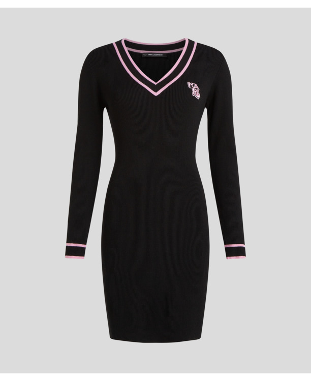 VARSITY KNITTED DRESS