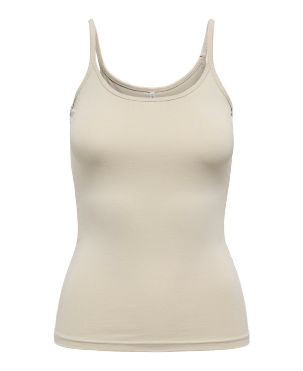Stretch Fit O-Neck Sleeveless (S/L) O-hals mouwloze stretch fit top voor dagelijkse stijl