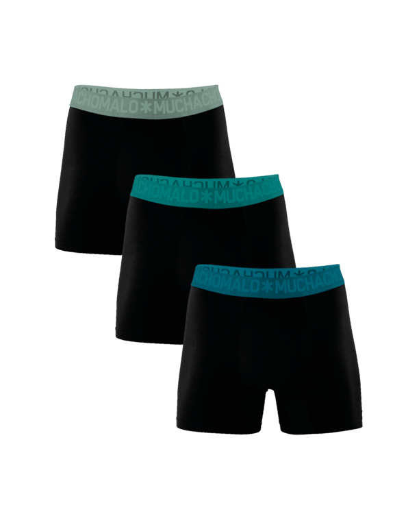 Heren 3-Pack Bamboe Boxershorts Effen