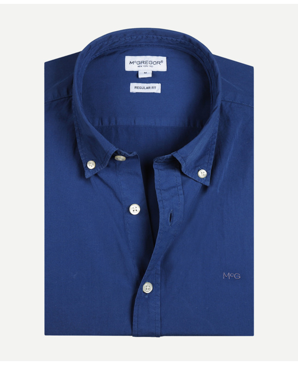 Summer Poplin Shirt 100% Cotton Heren