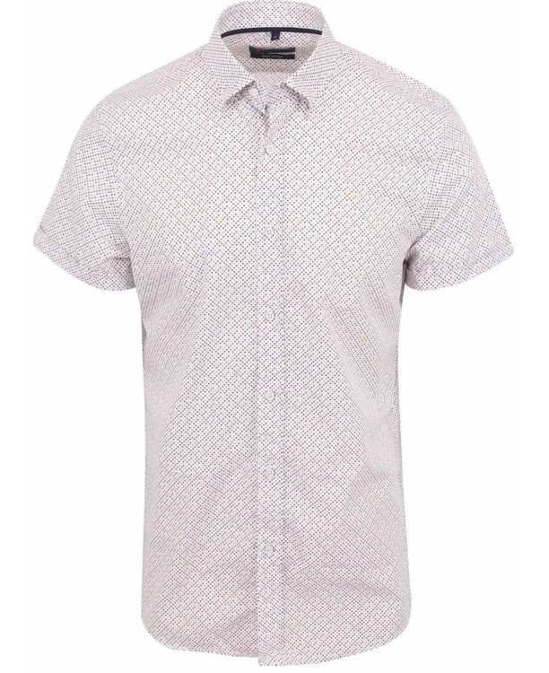 Suitable Short Sleeve Overhemd Print Multicolour