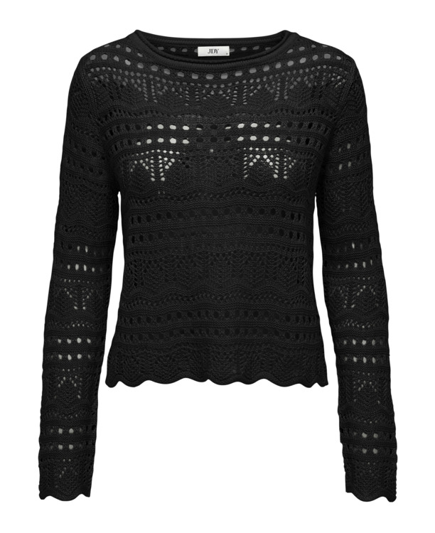 JDYSUN LAY L/S BOATNECK PULLOV. KNT