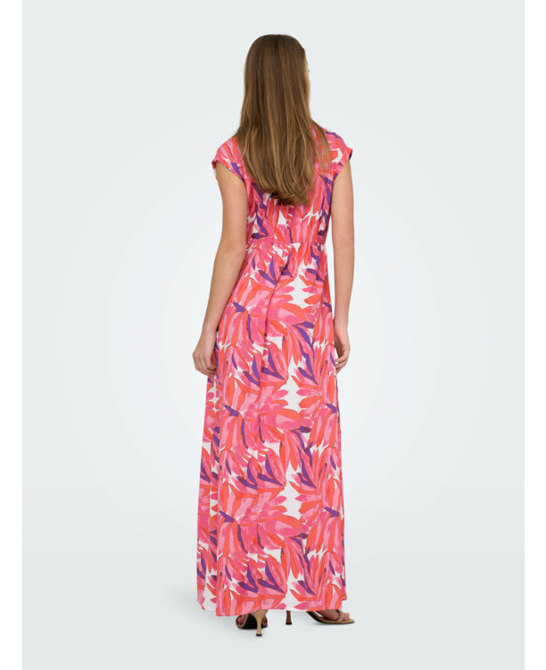 ONLMINDY S/S V-NECK MAXI DRESS WVN