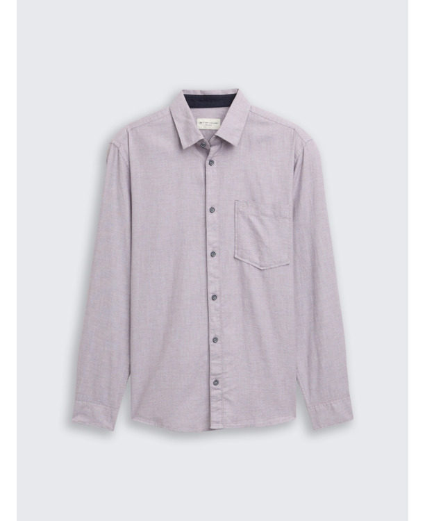 Regular fit overshirt met structuur