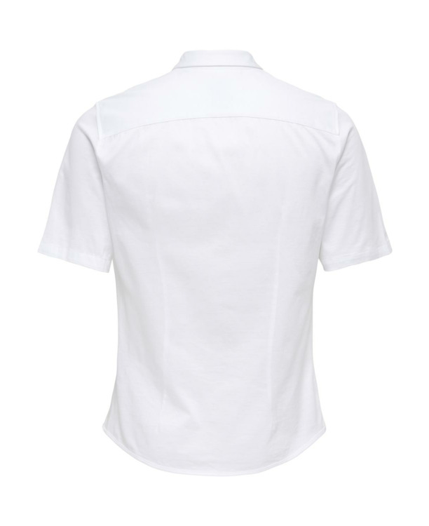 Slim Fit Overhemdkraag Korte Mouwen (K/M) Heren