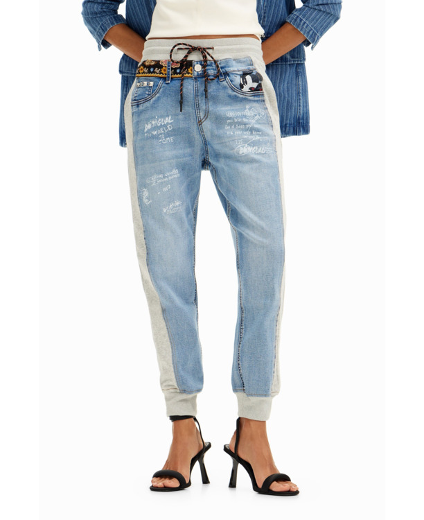 DENIM BROEKEN DENIM MICKEY HYBRID