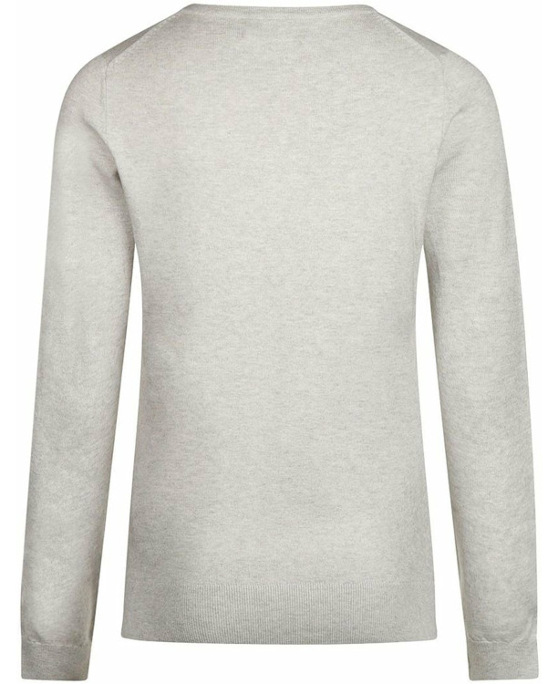 Steppin' Out Damestrui Cotton Cashmere V-hals Grijs