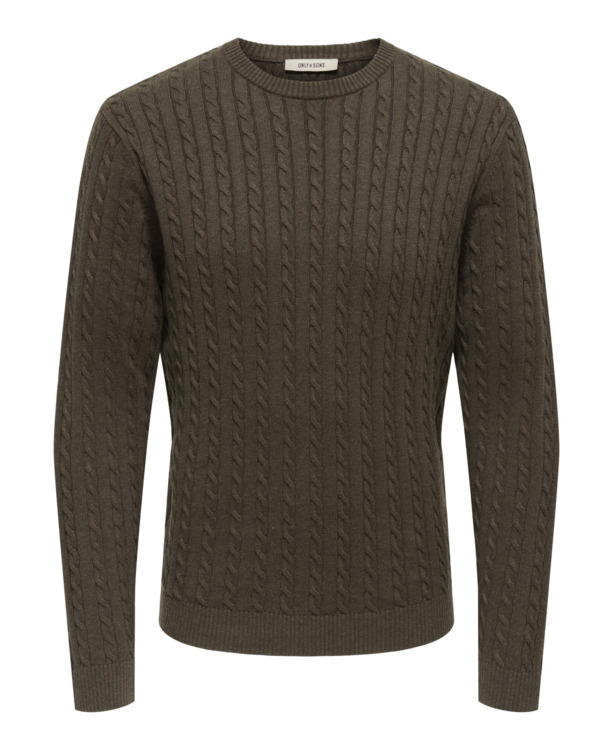 Regular Fit Crew Neck Lange Mouwen (L/S) Heren