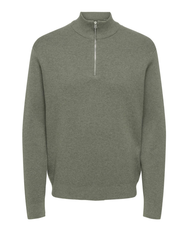 Normale pasvorm Hoge nek Lange mouwen (L/S) Heren