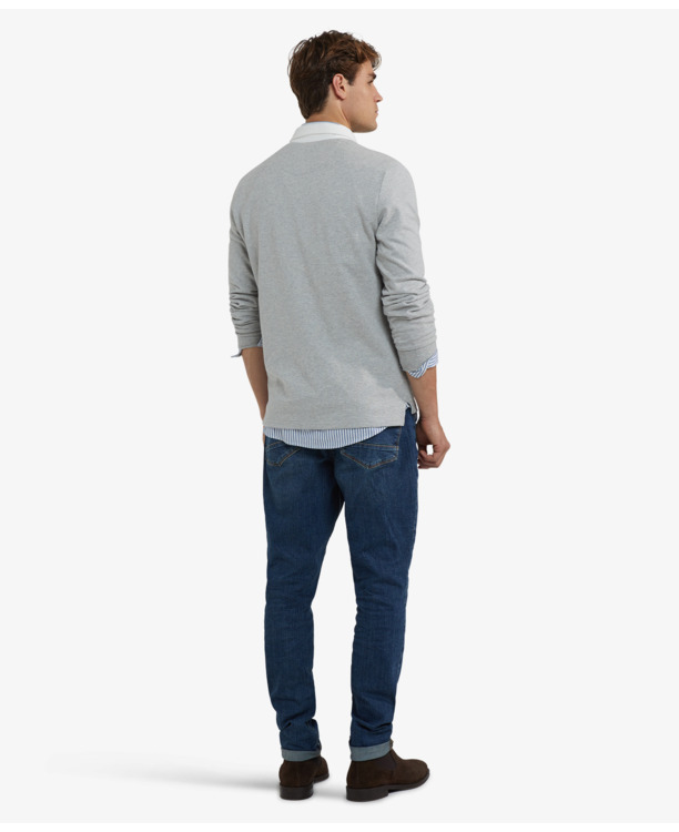 Colourblock Rugby 100% Cotton Heren