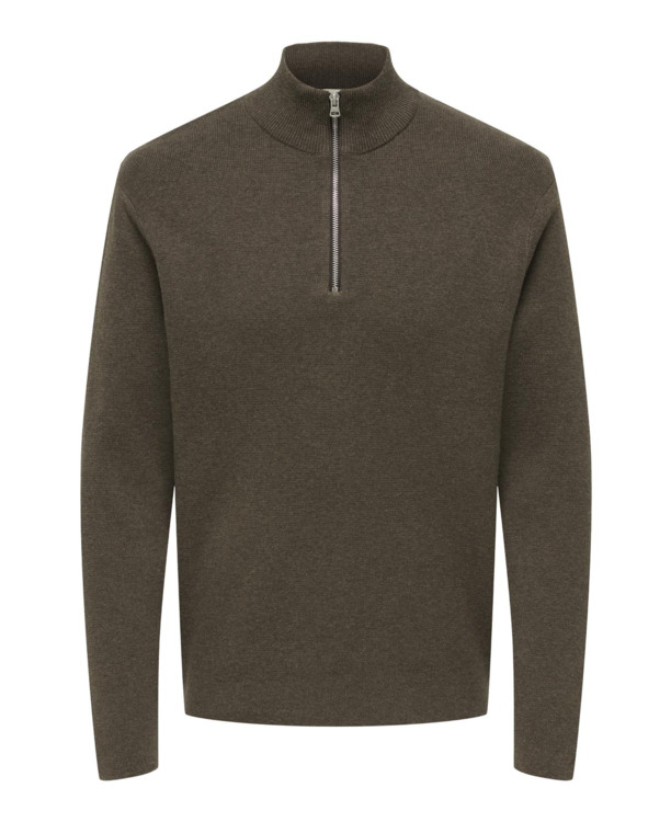 Normale pasvorm Hoge nek Lange mouwen (L/S) Heren