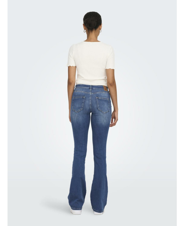 Flared Fit Wijd uitlopende pasvorm, jeans met middelhoge taille en muntzakje