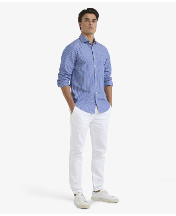 Stripe Shirt 100% Cotton Heren