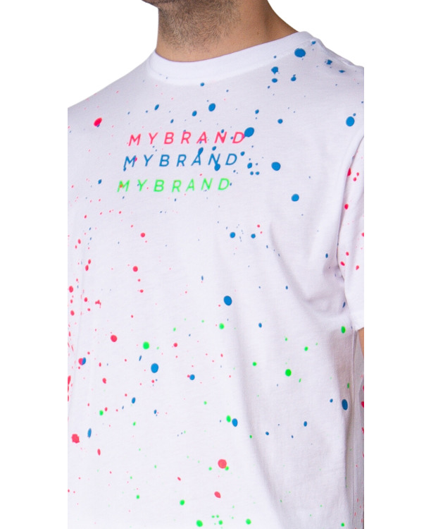 NEON VERFSPAT MB T-SHIRT HEREN