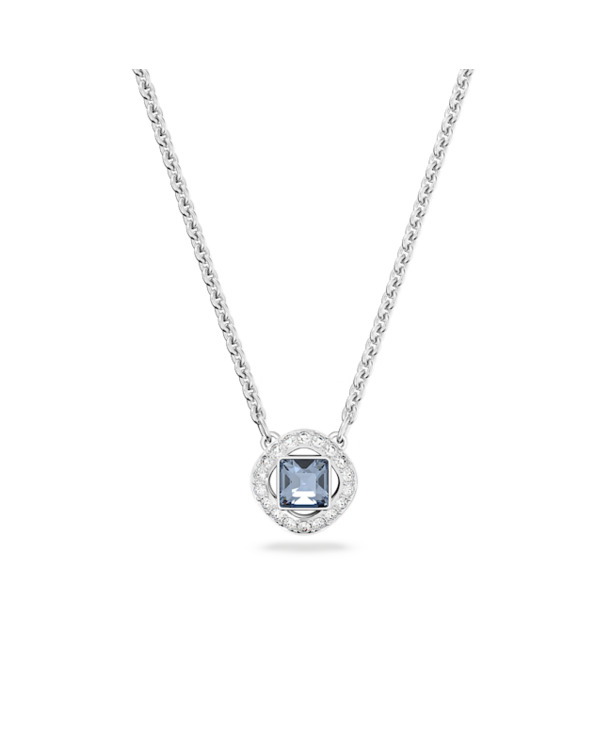 Una Angelic Necklace Rhodium shiny Montana Crystal