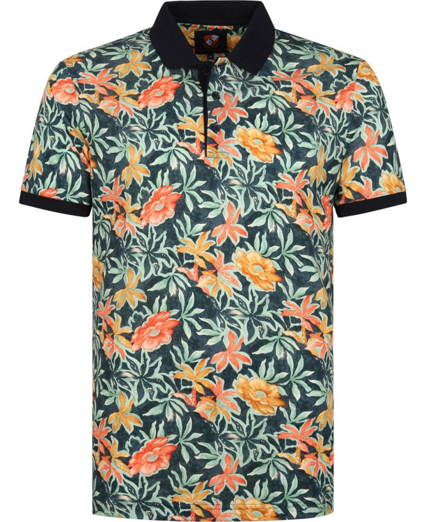 Suitable Polo Bloemen Groen