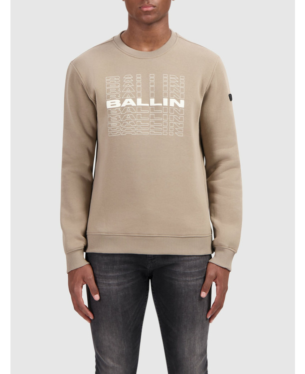 Reel Word Art Sweater 100% Cotton Men