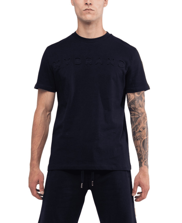 MIJN MERK INK GEËMBOSSEERD T-SHIRT MANNEN
