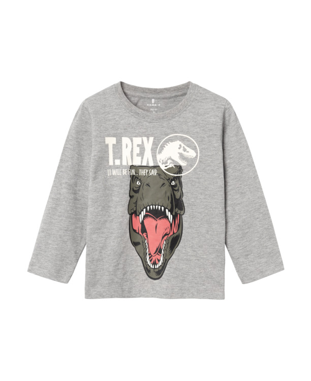 Normale pasvorm ronde hals lange mouwen (L/S) Heren