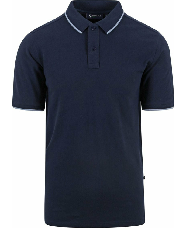 Suitable Respect Polo Tip Ferry Navy