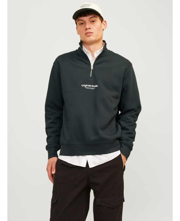 JWHVESTERBRO SWEAT QUARTER ZIP HN