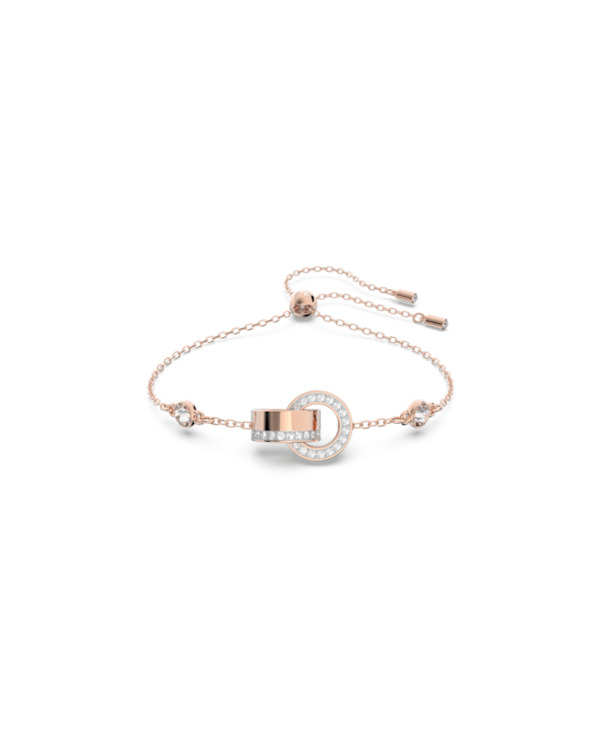 Dextera Round Soft Bracelet Rose Gold shiny Crystal