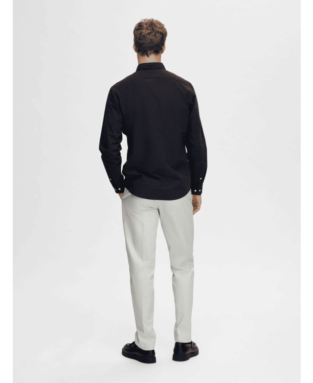 SLHSLIMRICK-POPLIN SHIRT LS NOOS