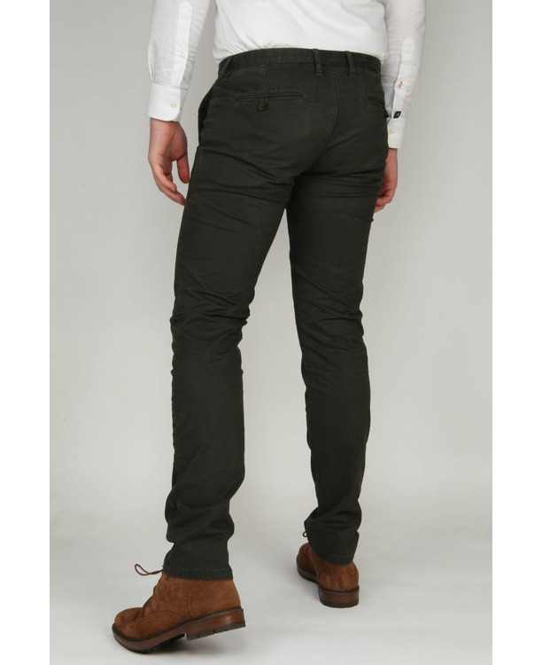 Suitable Chino Sartre Donker Groen