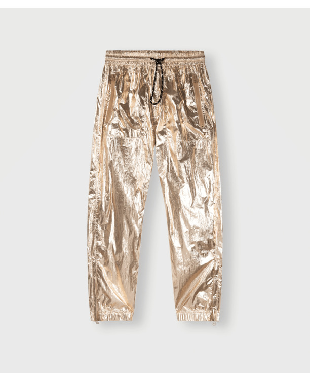 metallic pants