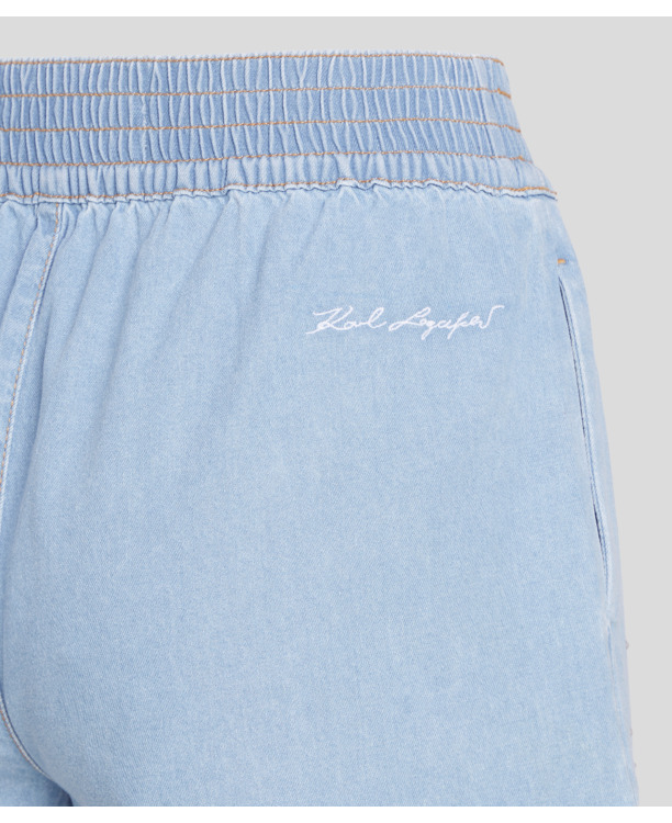 RHINESTONE DENIM SHORTS
