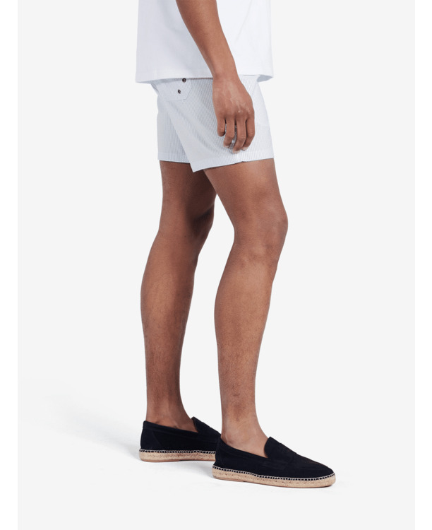 Venetië Seersucker Katoen-Polyester Heren