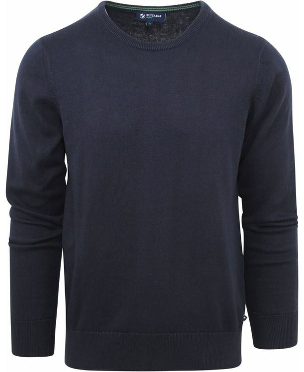 Suitable Respect Oinix Pullover O-Hals Navy