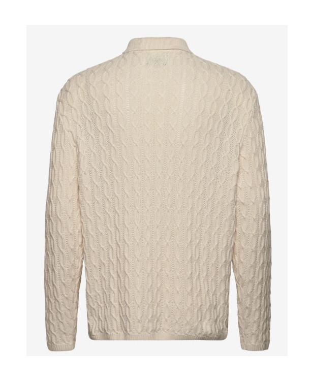 JORWINTER KNIT CABLE POLO STYD AW24